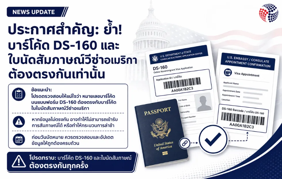 แบบฟอร์ม DS-160 อเมริกา